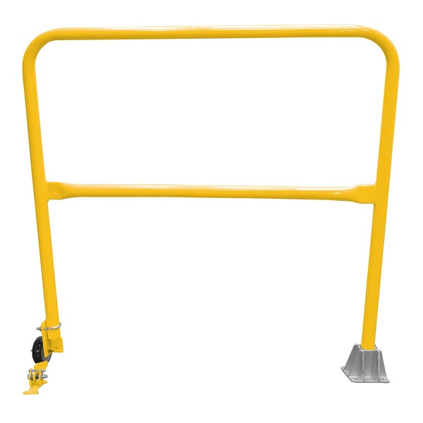 DOCK SAFETY SWING GATE 4 FT RAIL